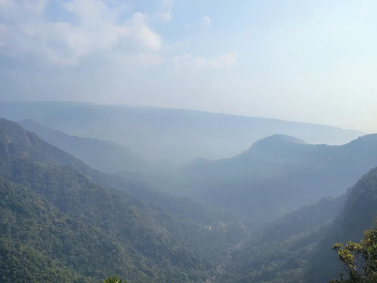 Misty valley